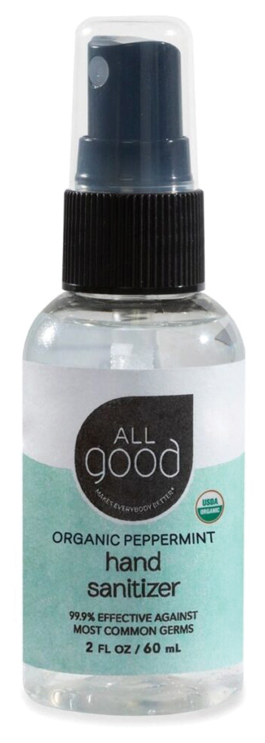 All Good Hand Sanitizer Spray 2 oz Peppermint