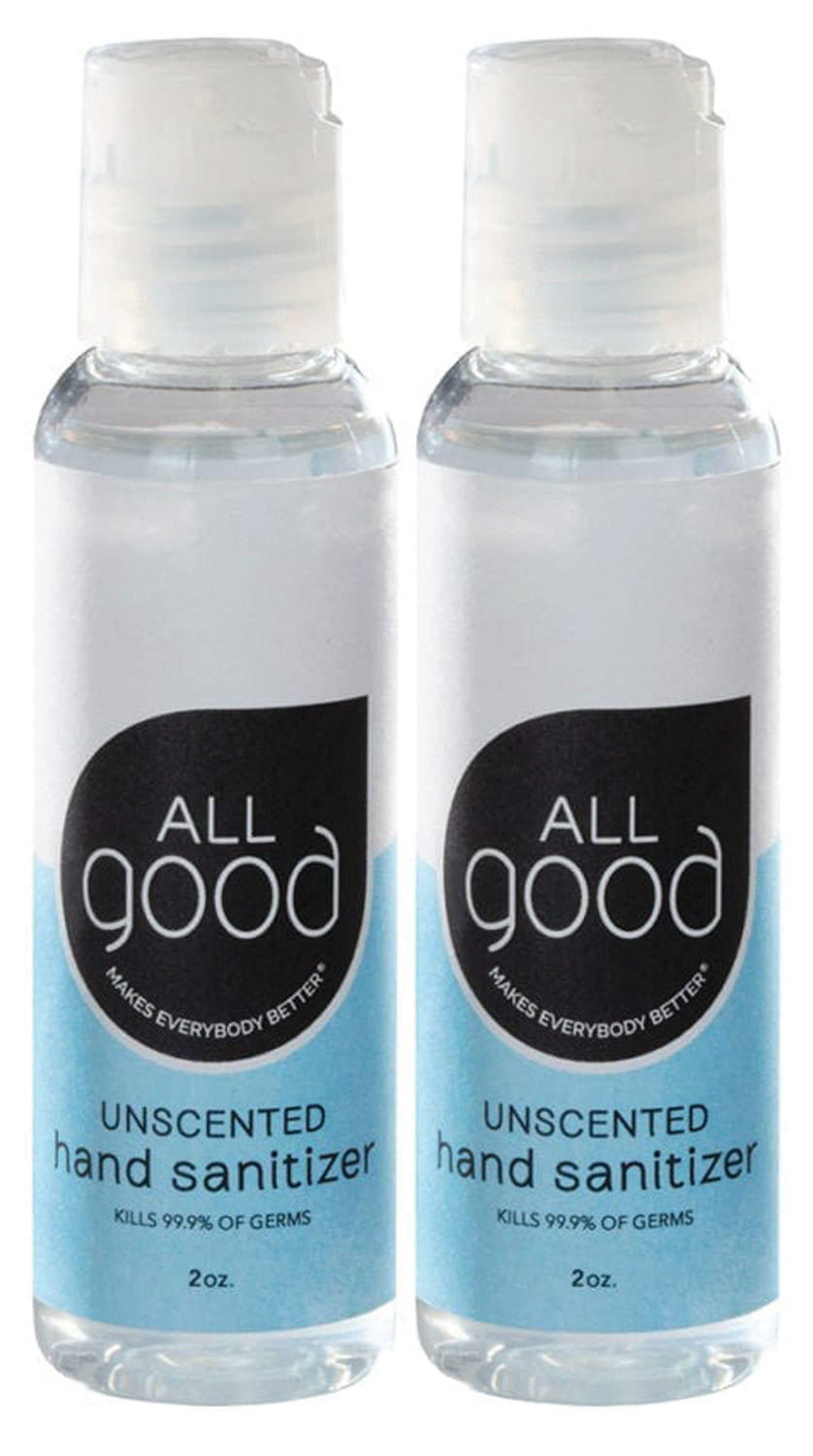 All Good Hand Sanitizer Gel 2 oz Unscented