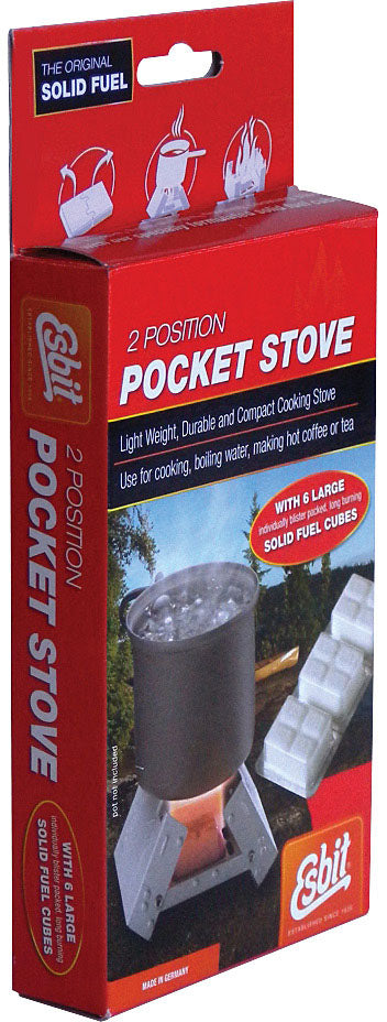 Esbit Pocket Stove W/6Pc X 14G