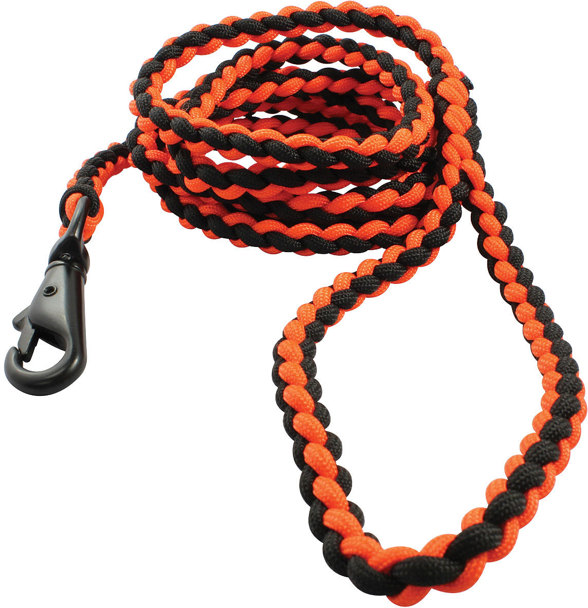 Bison Survival Dog Lead 6Ft Org/Blk