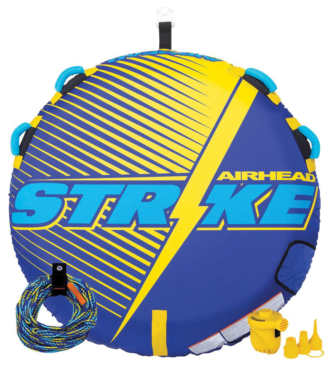 Airhead Strike Towable Kit With Rope, Pump, 1 Rider