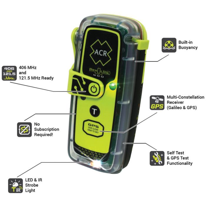 ACR ResQLink 400 Personal Locator Beacon