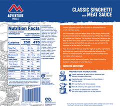 CLASSIC SPAGHETTI WITH MEAT SAUCE CLEAN LABEL