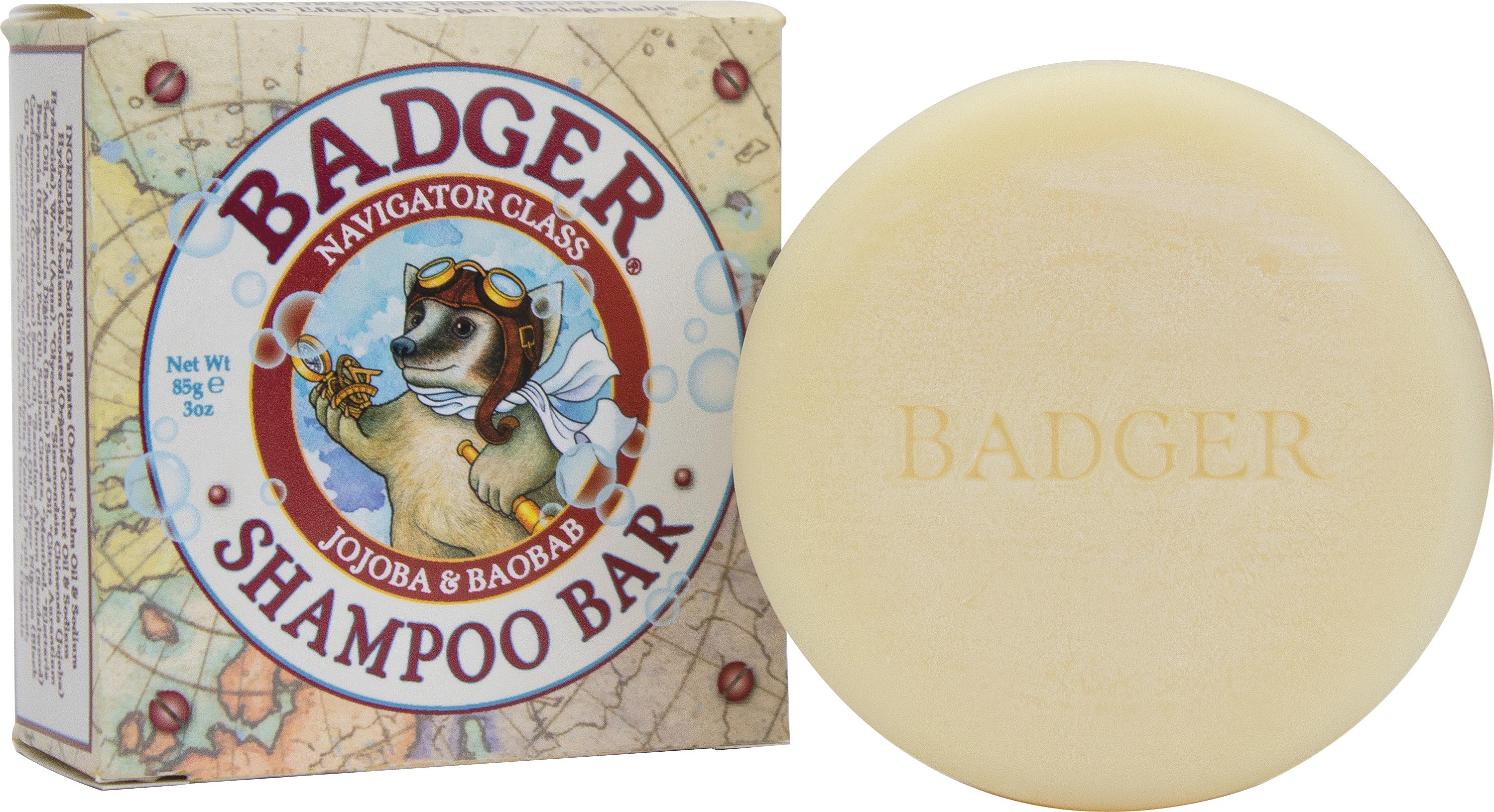 Badger Shampoo Bar 3 Oz.