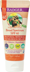 Badger Kids Clear Sunscreen SPF40 2.9oz