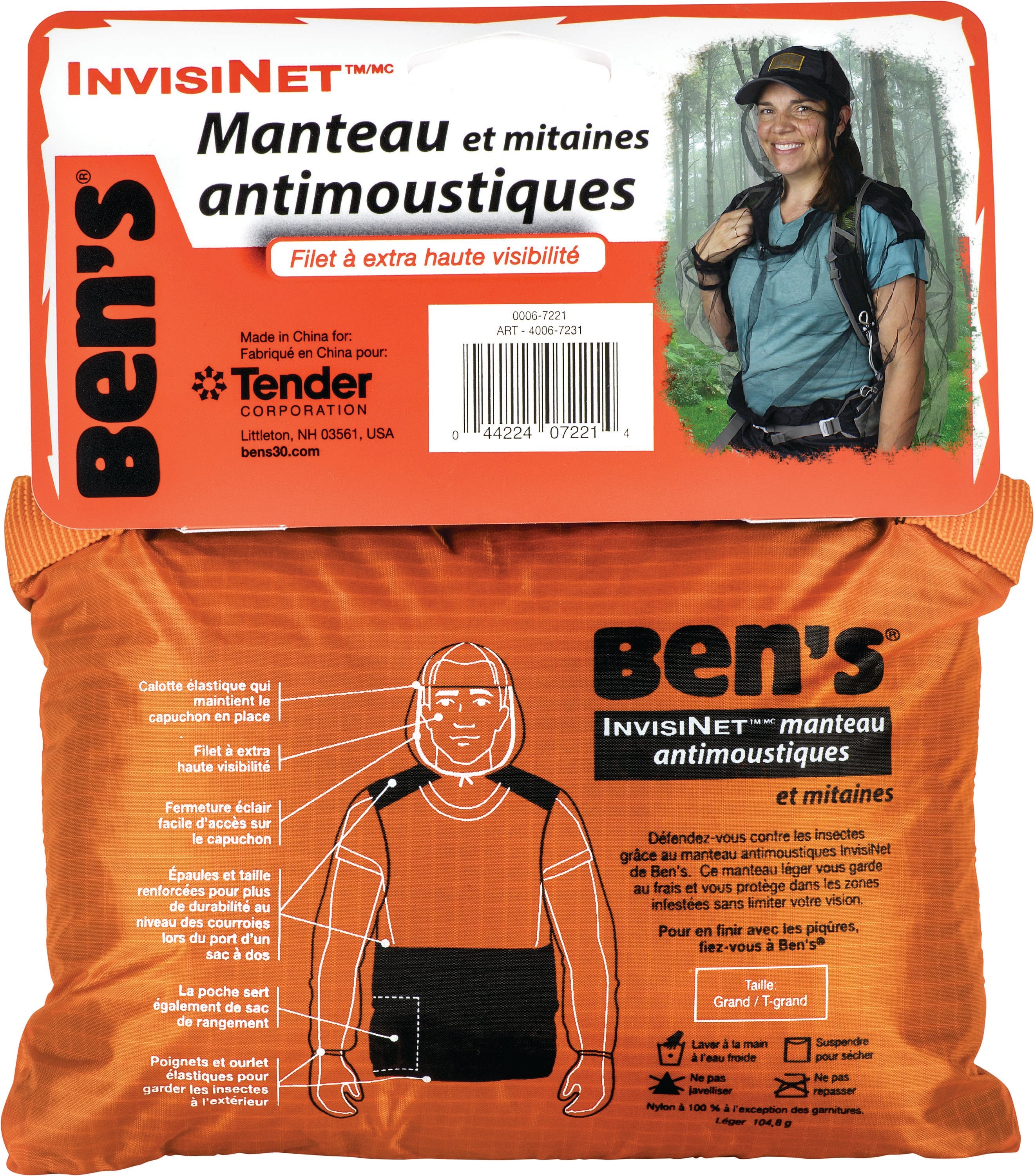 BenS Invisinet Bug Jacket L/Xl