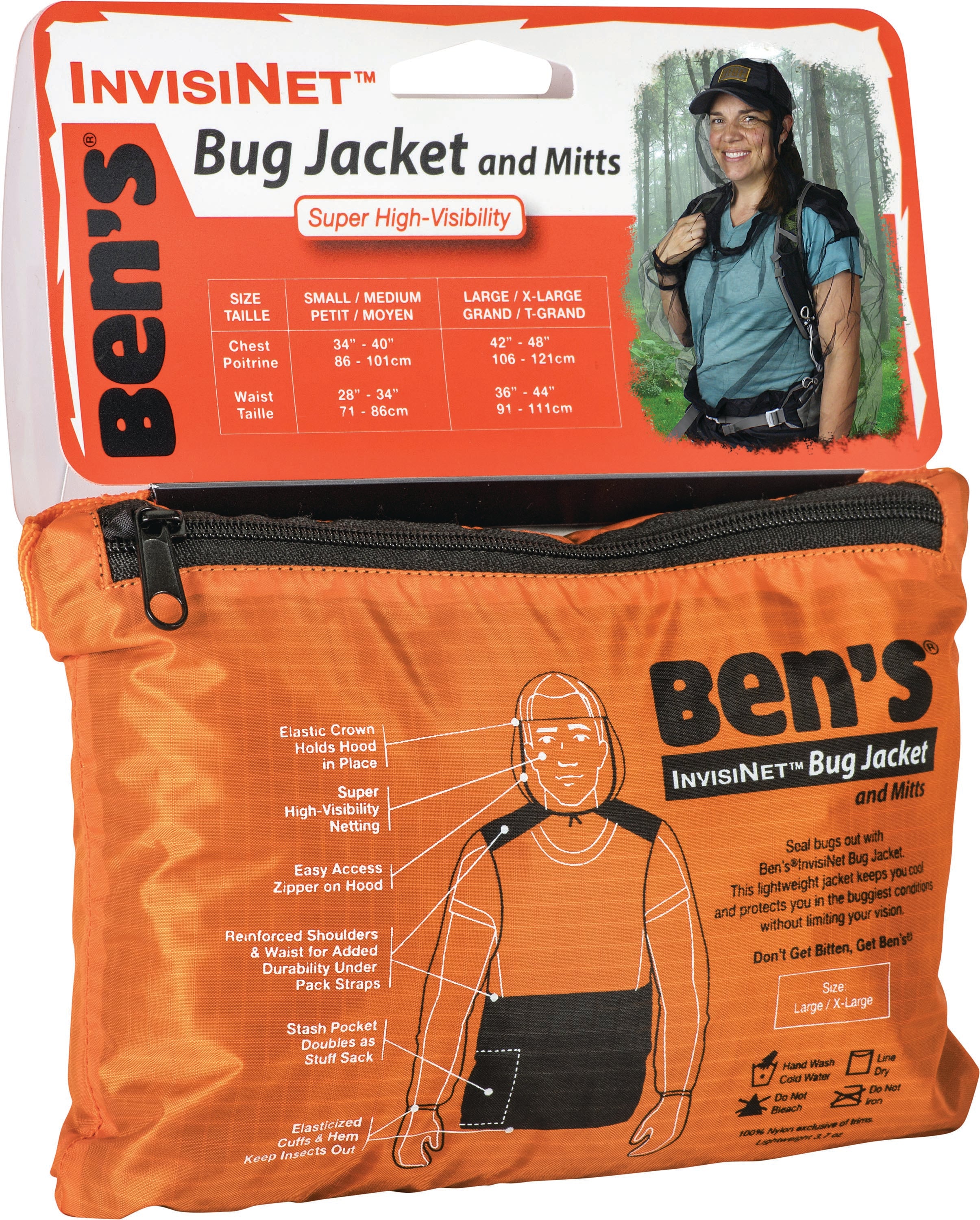 BenS Invisinet Bug Jacket L/Xl