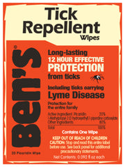 BenS Tick Wipes
