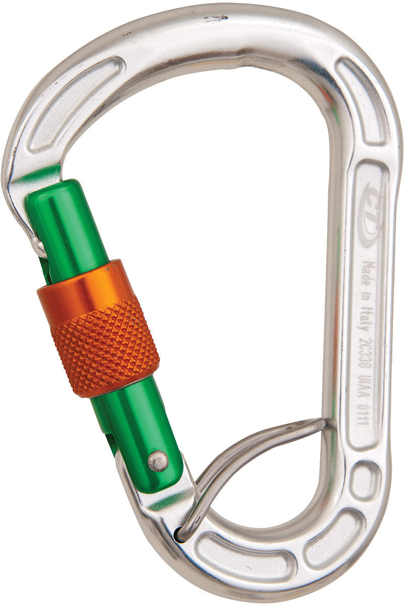 Climbing Technology Concept HMS Screw Gate with Belay Bar