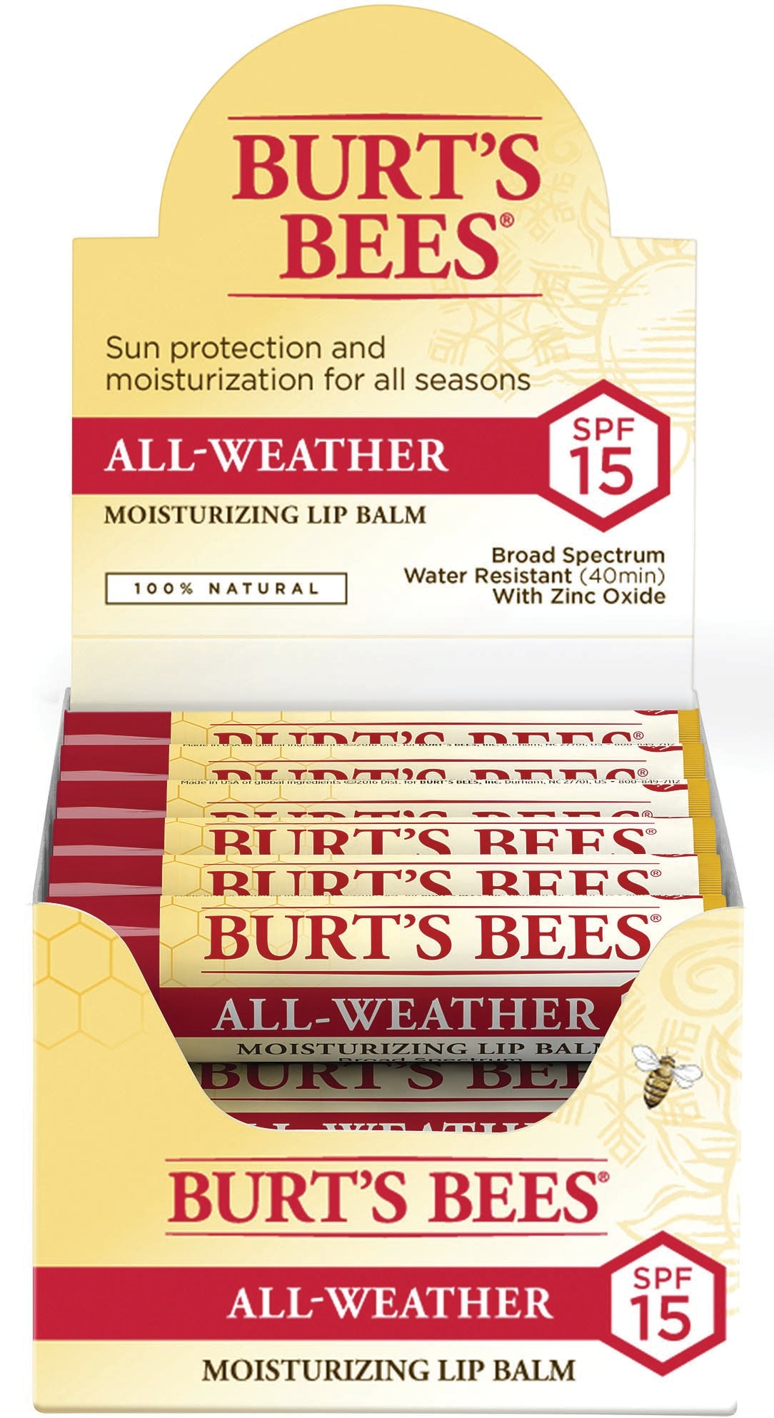 BurtS Bees Lip Balm All Weather Spf15 .15 Oz