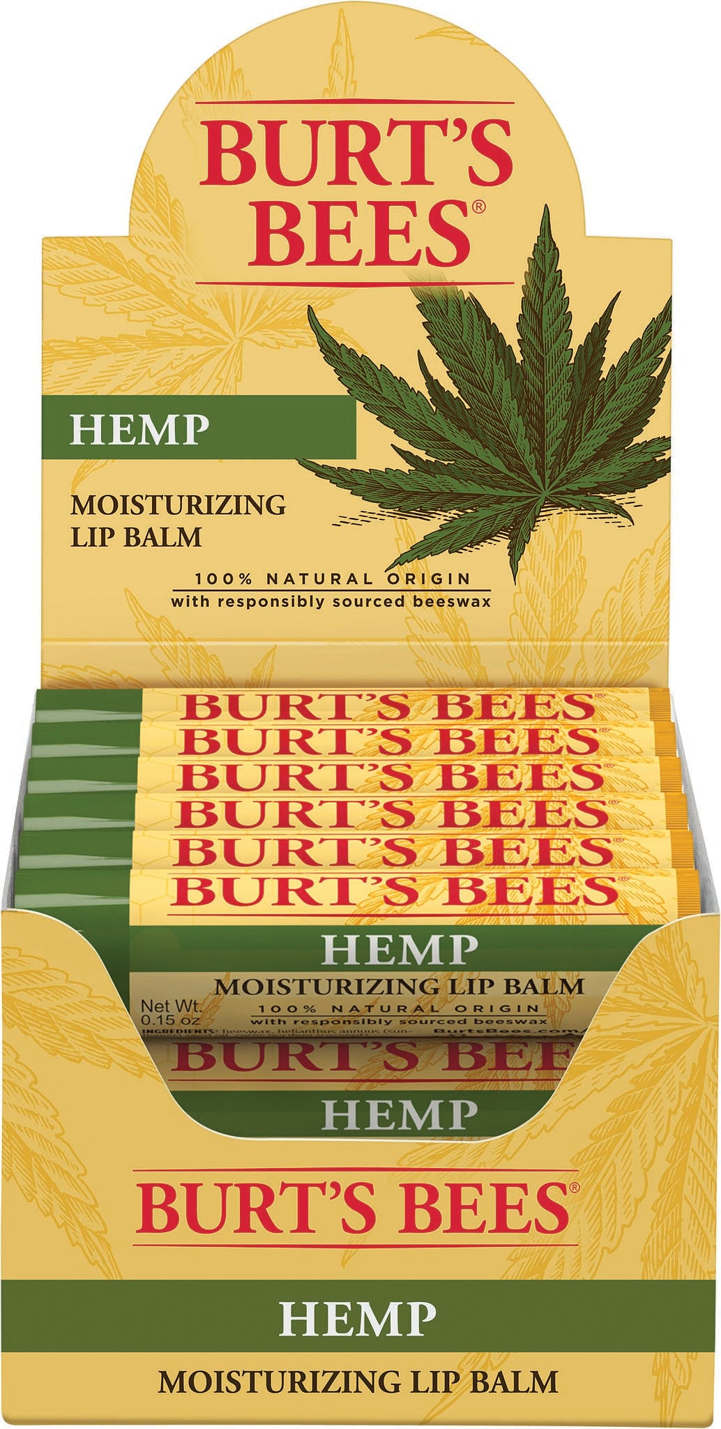 BurtS Bees Lip Balm Hemp .15 Oz