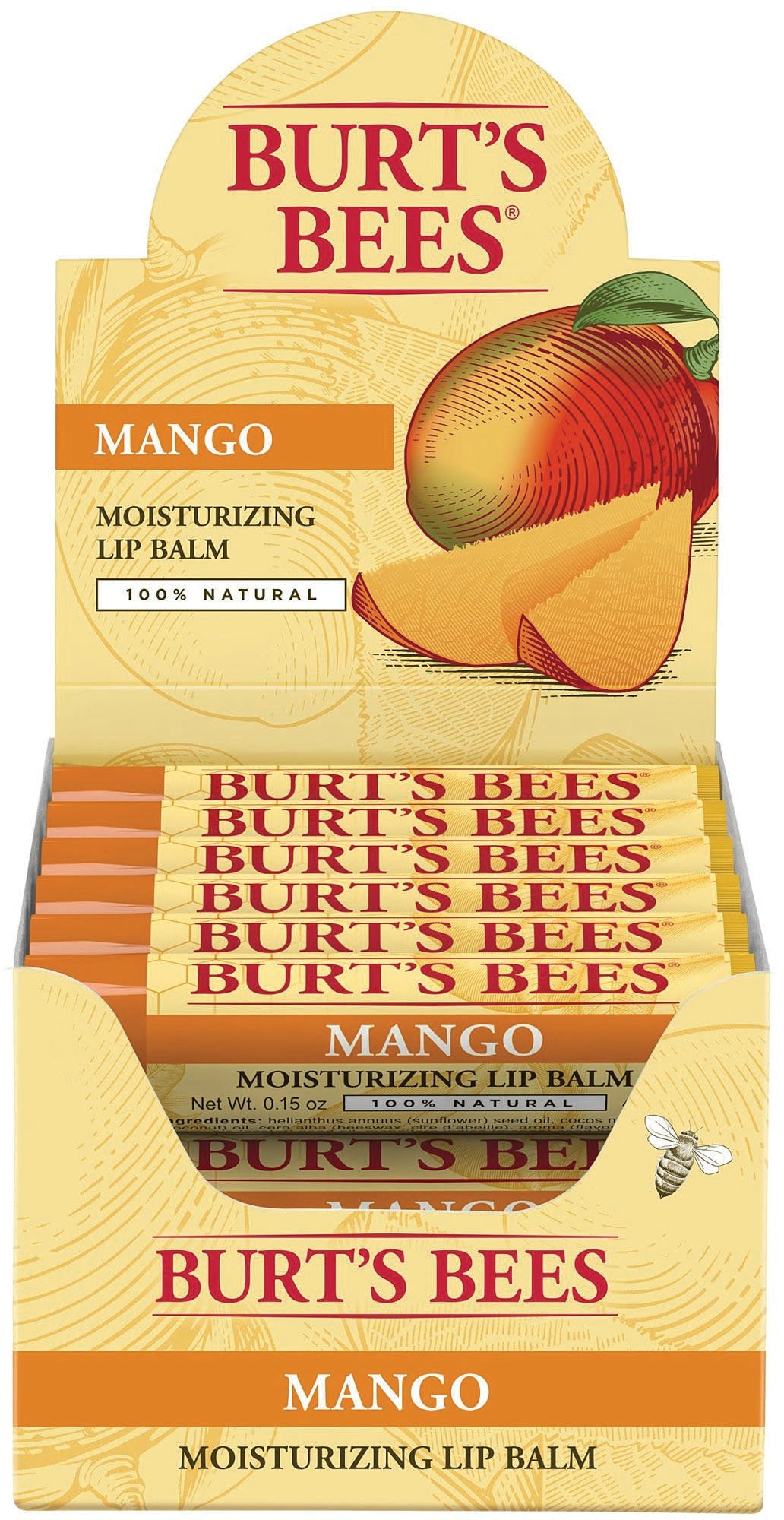 BurtS Bees Lip Balm Mango .15 Oz