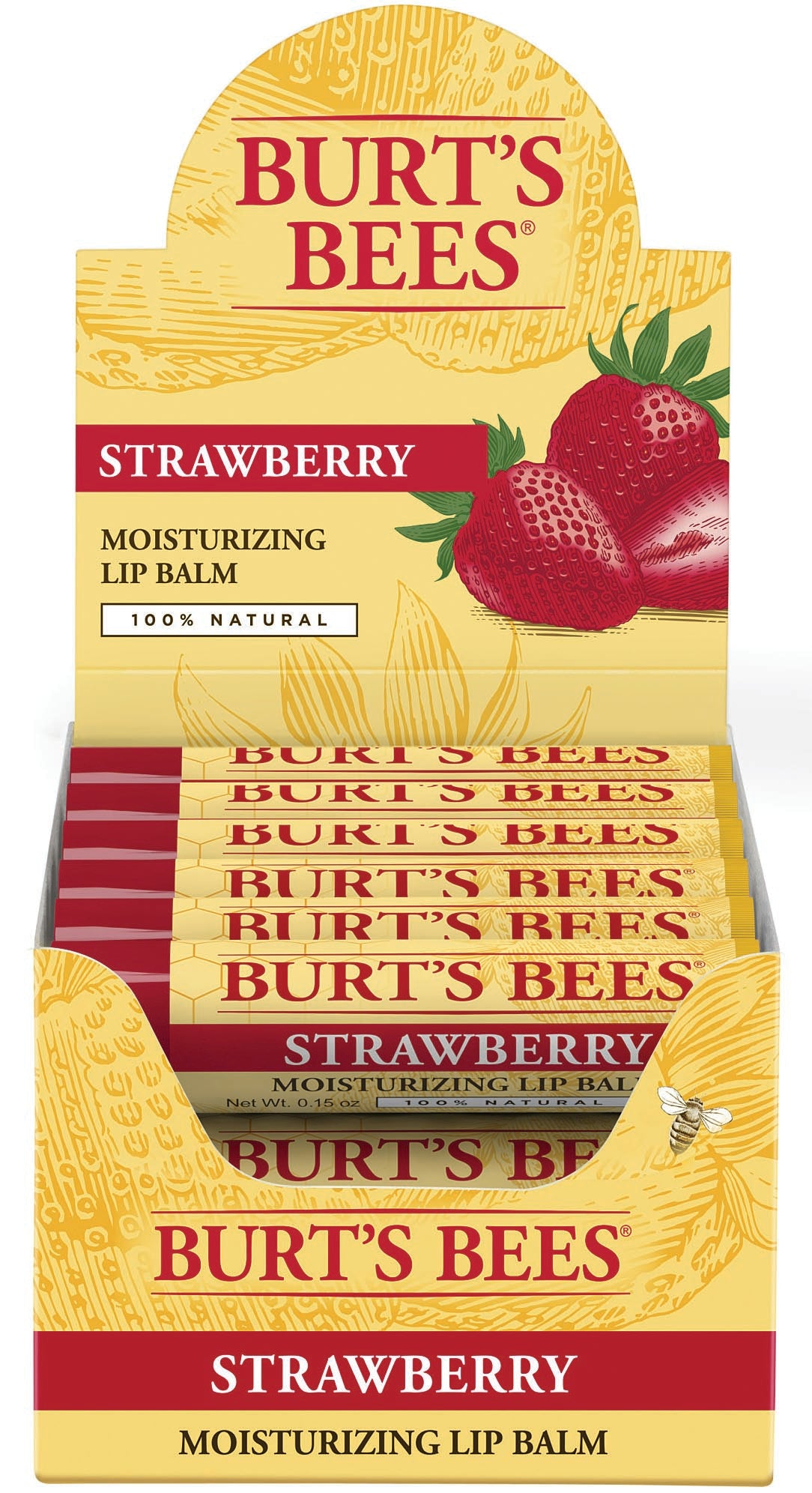 BurtS Bees Lip Balm Strawberry .15 Oz