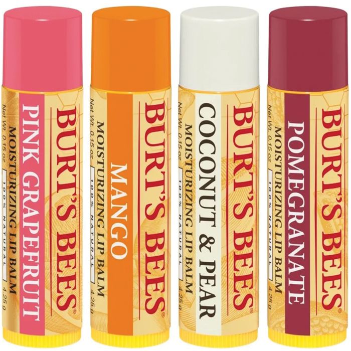 BurtS Bees Lip Balm Super Fruit Blister 4 Pack