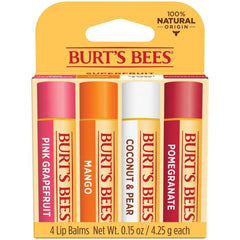 BurtS Bees Lip Balm Super Fruit Blister 4 Pack