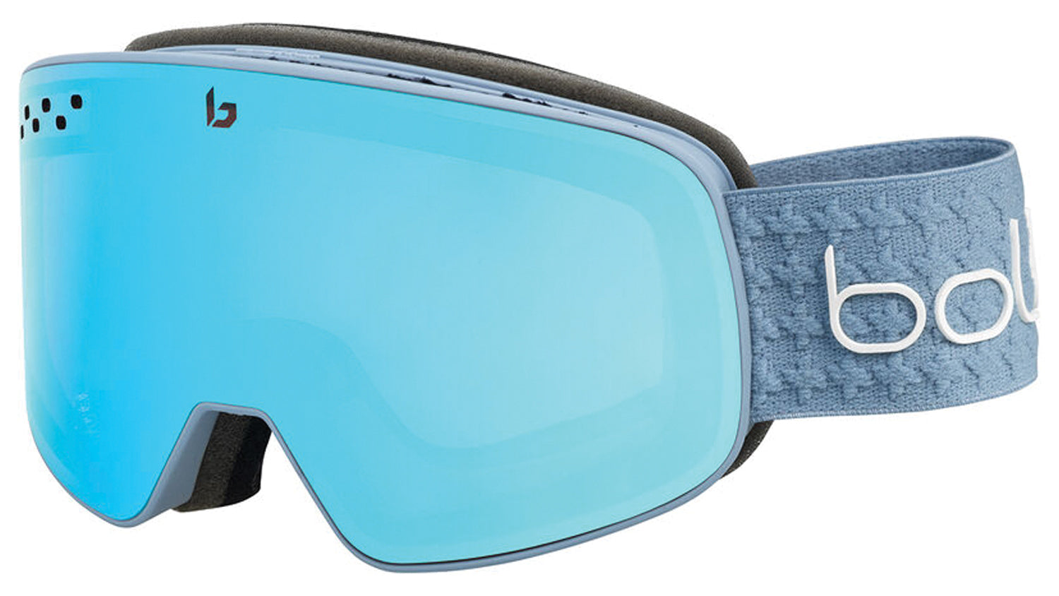 Bolle Nevada Goggles Matte Storm Blue Cross Aurora