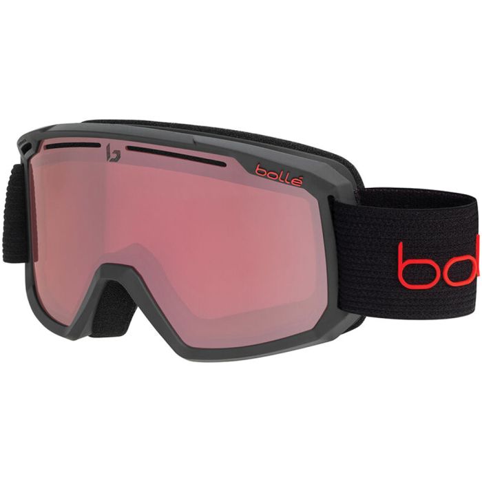 Bolle Maddox Goggles Matte Black Triangle Vermillon Gun