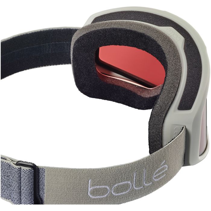 Bolle Bedrock Plus Lightest Grey Matte Vermillon Gun