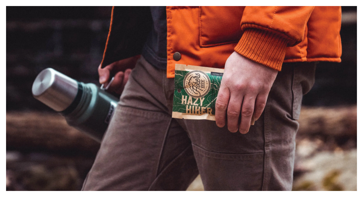 Hikers Brew Hazy Hiker Hazelnut Flavored Coffee Grinds - Venture Pouch