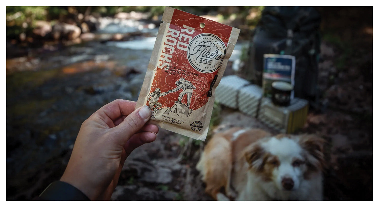 Hikers Brew Red Rocks Caramel Flavored Coffee Grinds - Venture Pouch