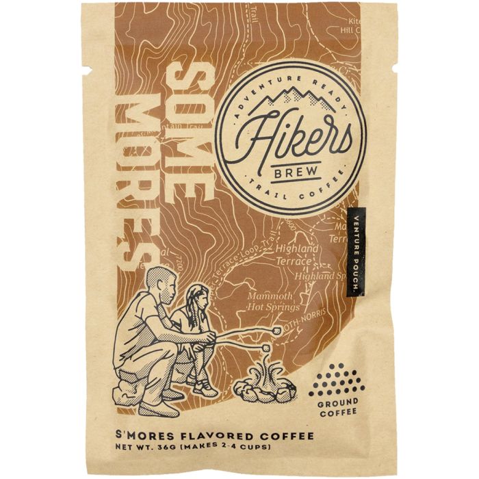 Hikers Brew Some Mores Smores Flavored Coffee Grinds - Venture Pouch