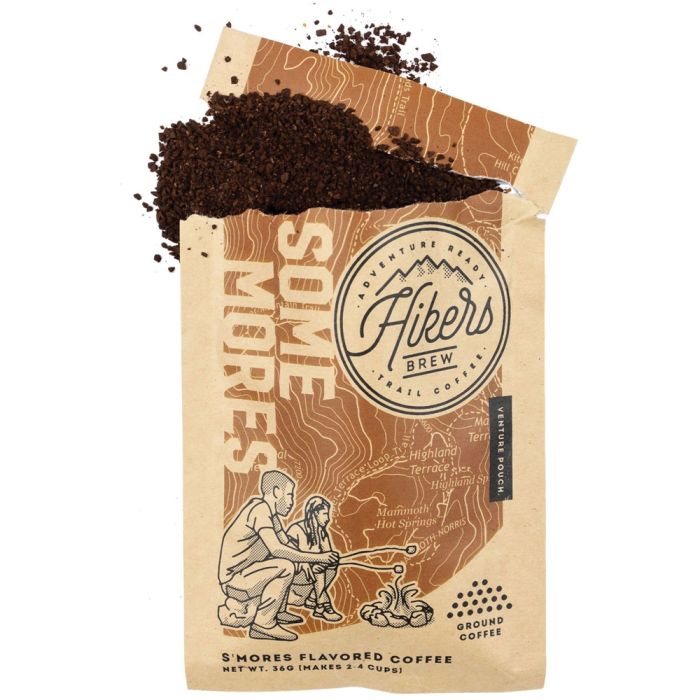 Hikers Brew Some Mores Smores Flavored Coffee Grinds - Venture Pouch