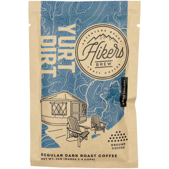 Hikers Brew Yurt Dirt Dark Roast Coffee - Venture Pouch