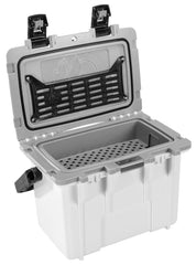 14Qt Elite Cooler White/Gray