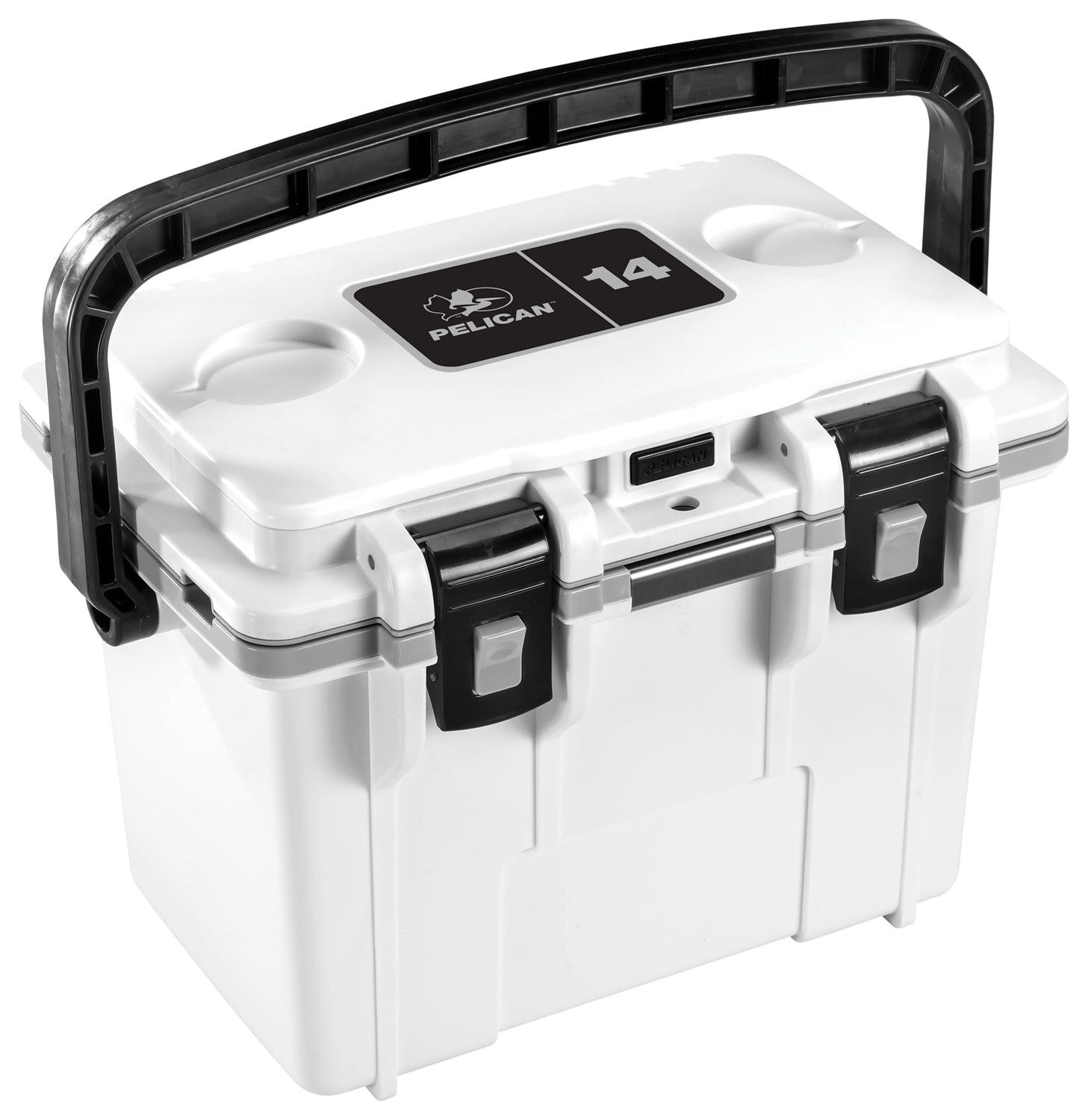 14Qt Elite Cooler White/Gray