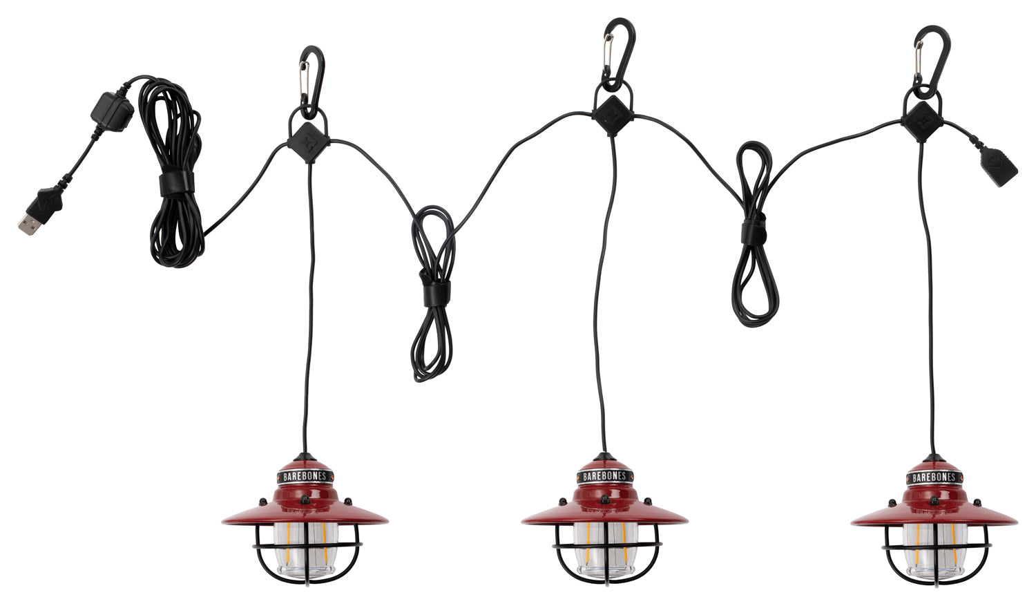 Barebones Living Edison String Light Sets RED