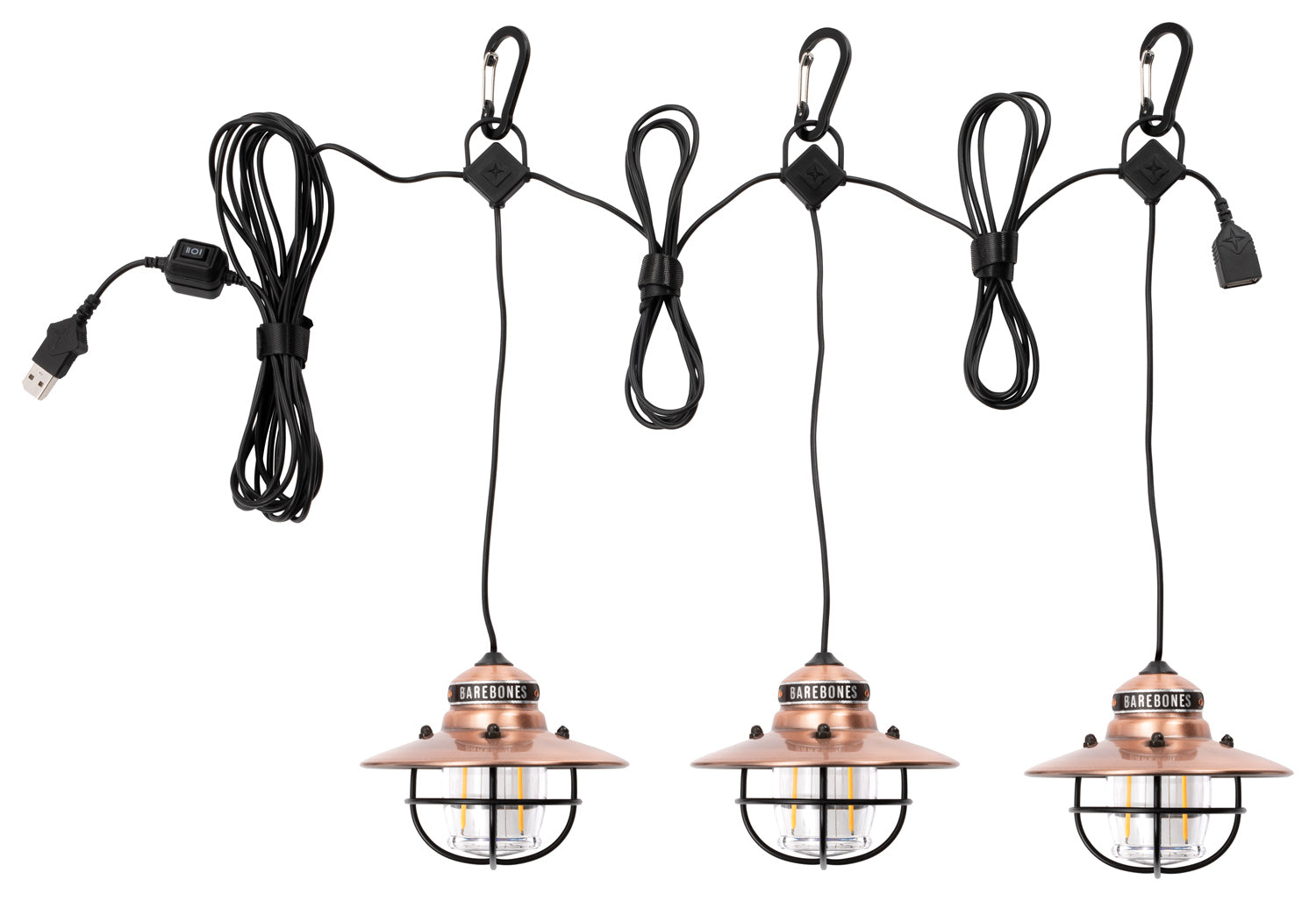 Barebones Living Edison String Light Sets COPPER