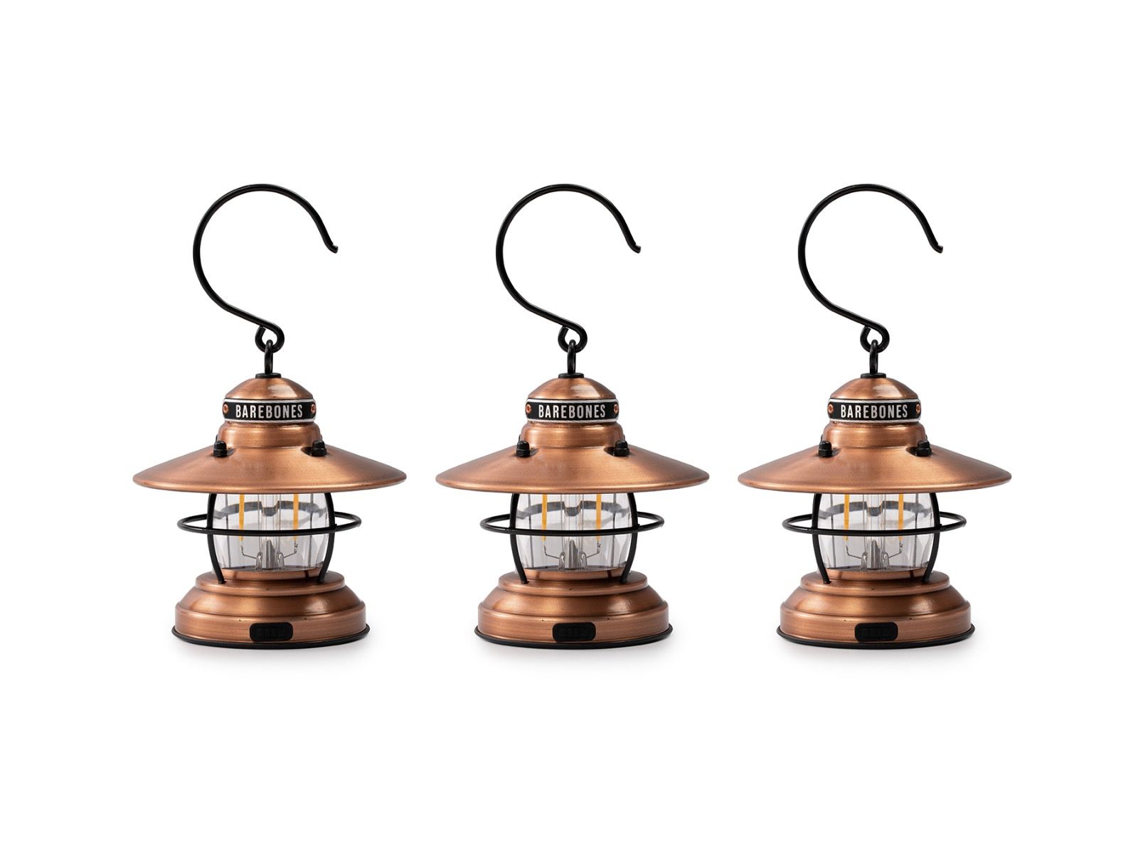 Barebones Living Edison Mini Lantern 3pk