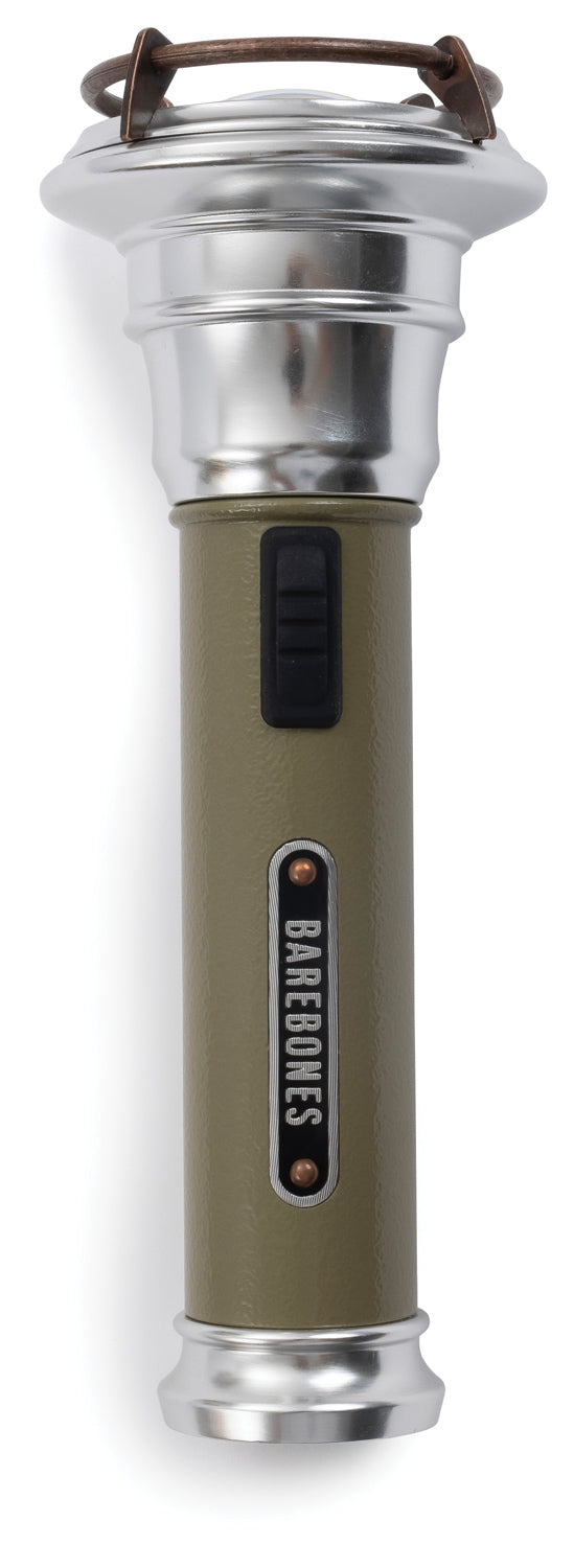 Barebones Living Vintage Flashlight OD OLIVE DRAB