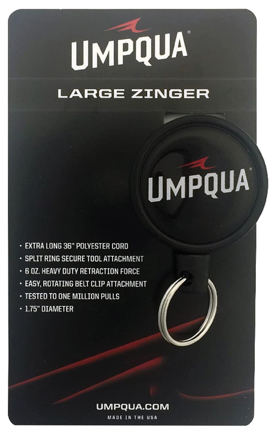 Retractor Clip On - Small Umpqua UMPQUA RETRACTOR CLIP ON - LRG