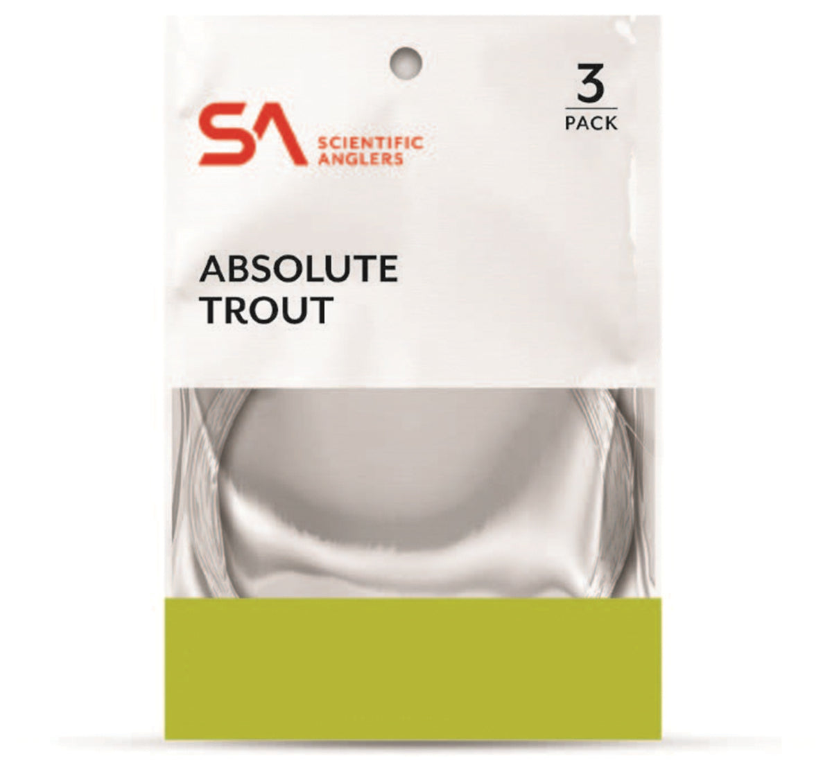Absolute Trt Ldr 9Ft 3X 3 Pk Scientific Anglers ABSOLUTE TRT LDR 9FT 3X 3 PK