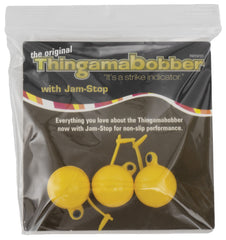 Yellow 3 Pc 3/4" Bobbers W/Js Thingamabobber YELLOW 3 PC 3/4" BOBBERS W/JS