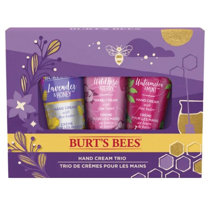 BurtS Bees Hand Cream Trio Gift Set Holiday 2024