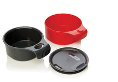 Cupcup 16Oz Charcoal/Red Humangear CUPCUP 16OZ CHARCOAL/RED