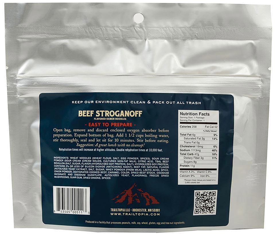 Chicken And Broccoli Ramen Trailtopia BEEF STROGANOFF RAMEN