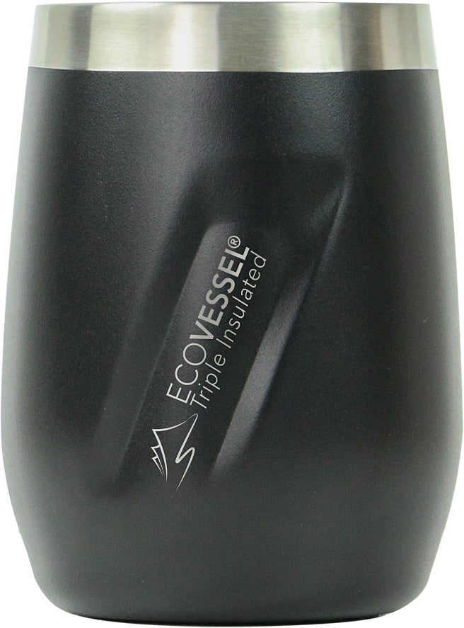 Port Wine Tumbler 10Oz. Black Eco Vessel PORT WINE TUMBLER 10OZ. BLACK