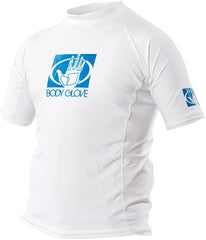 Body Glove Fitted Rashguard Jr Ss White 6