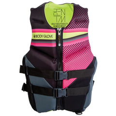 Body Glove Phantom Womens Neoprene Pfd Pink/Yellow S