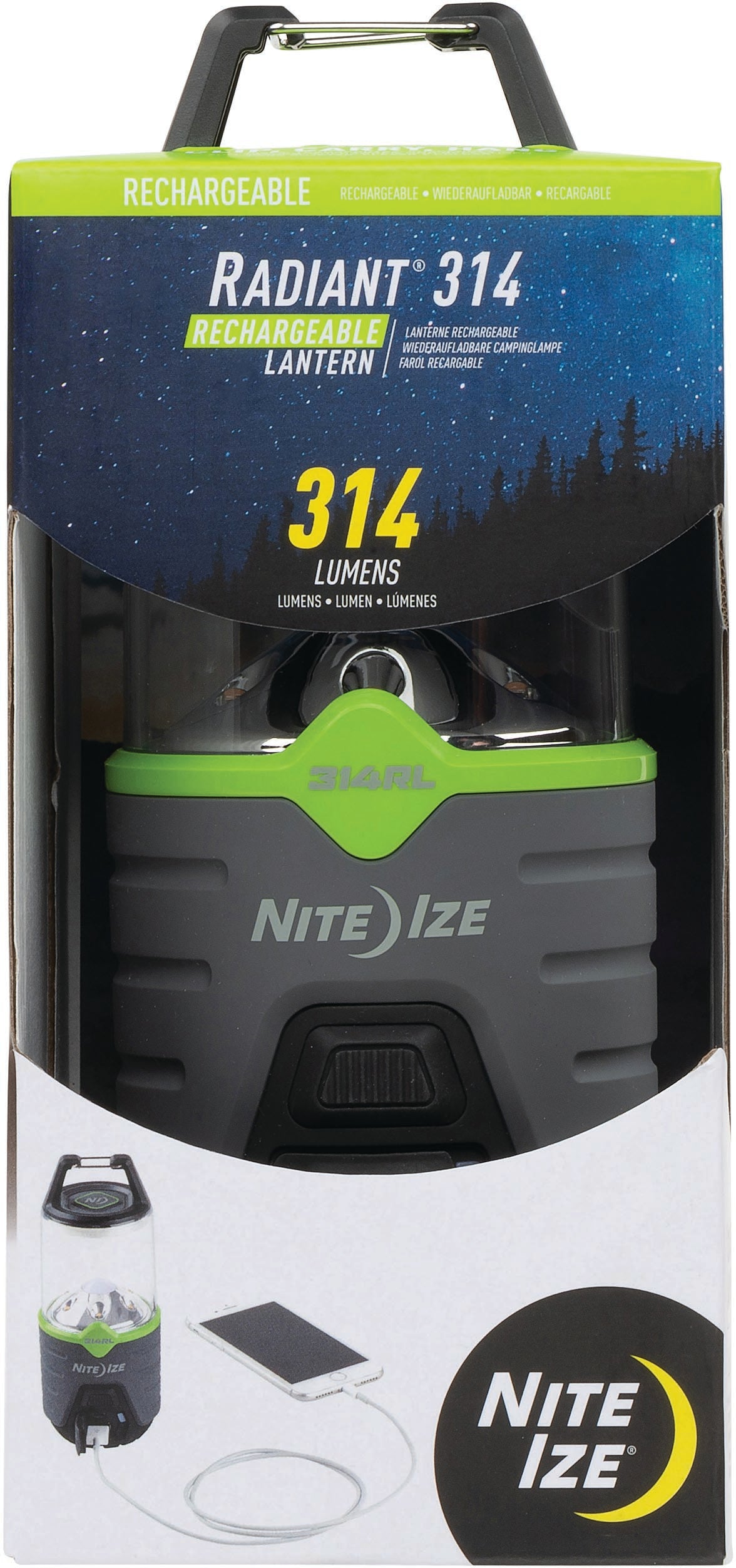 Radiant 314 Recharge Lantern Nite Ize RADIANT 314 RECHARGE LANTERN