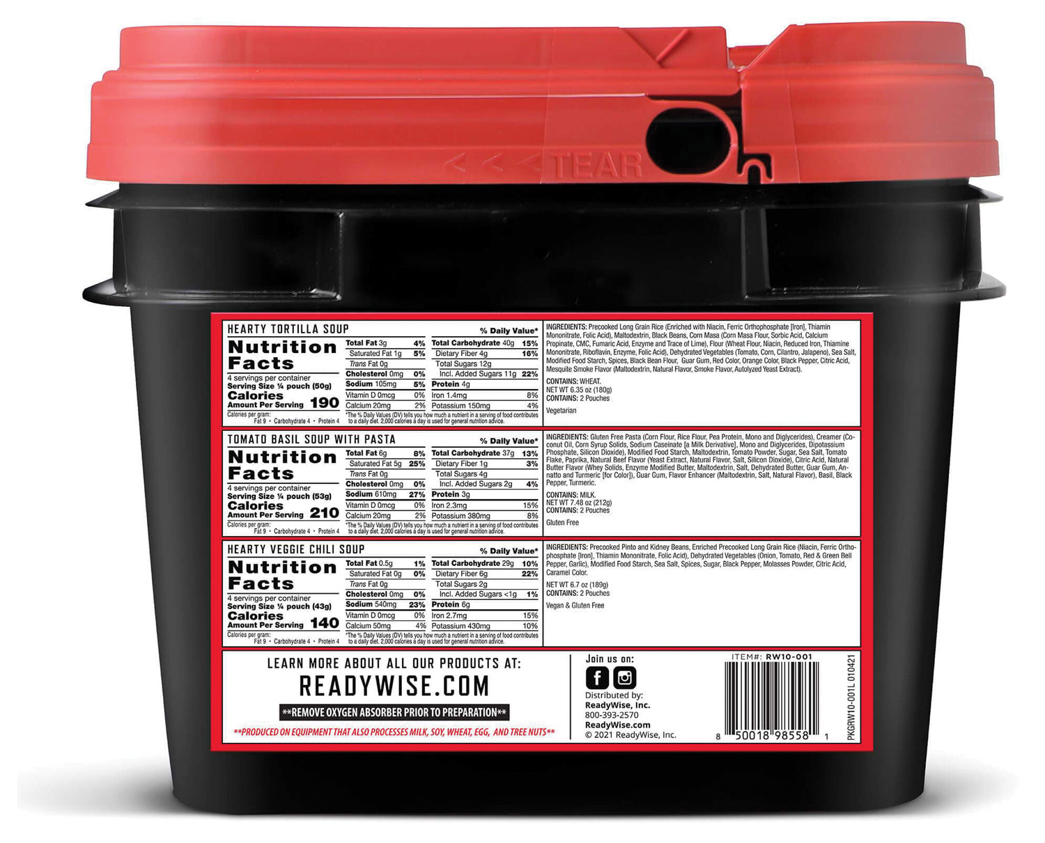 48 Serving Emergency Soup Readywise 48 SERVING EMERGENCY SOUP