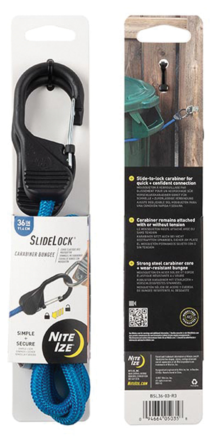 Slidelock Biner Bungee 36 In Nite Ize SLIDELOCK BINER BUNGEE 36 IN