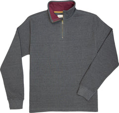Quinton Half Zip Charcoal Md Dakota Grizzly QUINTON HALF ZIP CHARCOAL XL