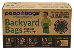 Biobased Backyard Bags Original Poop Bag BIOBASED BACKYARD BAGS
