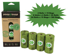 Og Poop Bag 4-Roll Pack Original Poop Bag OG POOP BAG 4-ROLL PACK