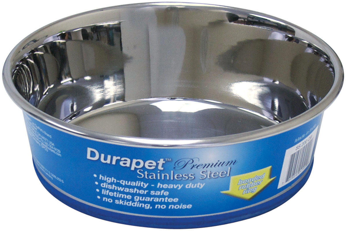 Durapet Ss Bowl 2Qt Ourpets DURAPET SS BOWL 2QT
