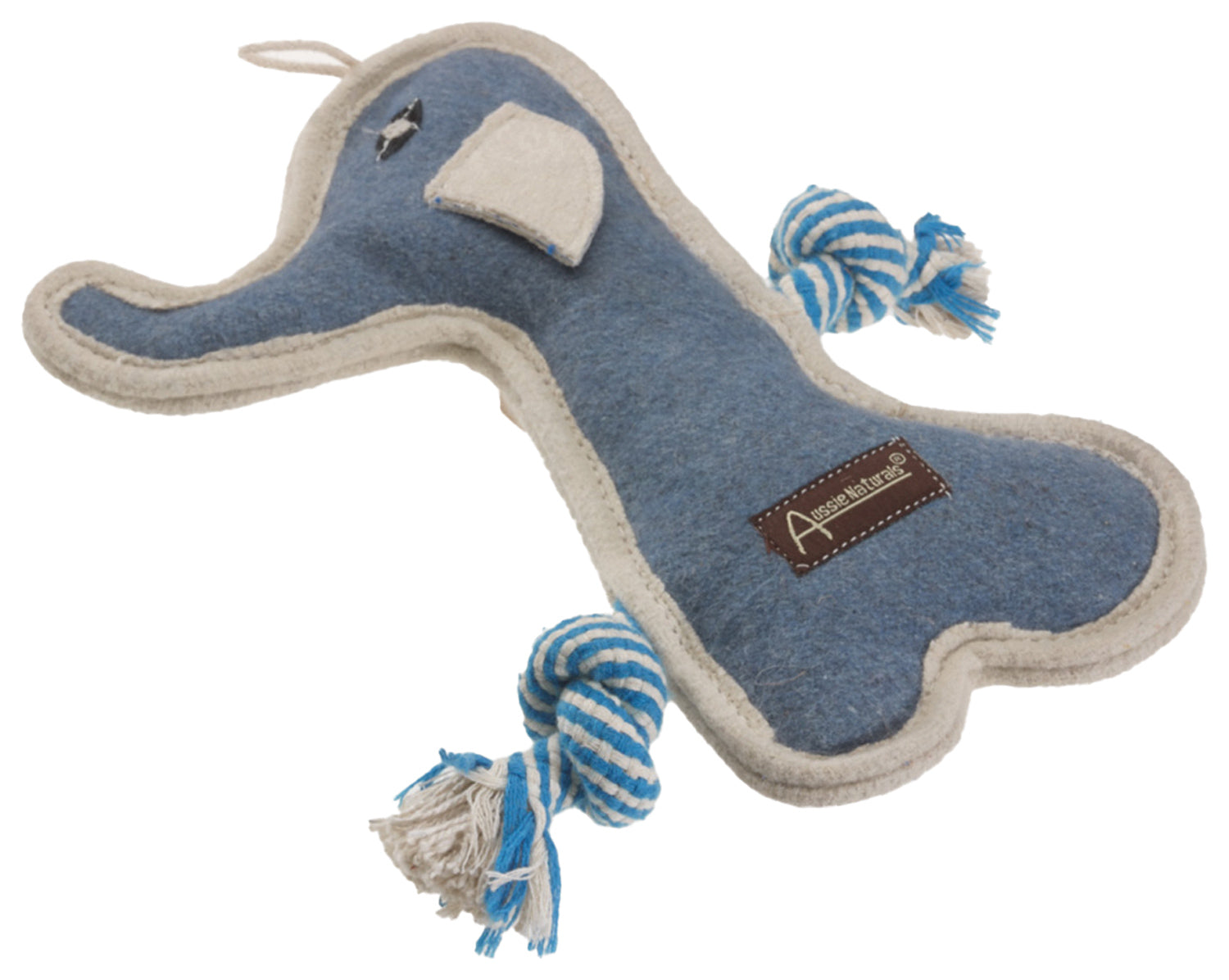 Aussie Naturals Tuff Mutt Elephant Dog Toy